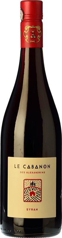 9,95 € Envio grátis | Vinho tinto Domaine Les Alexandrins Le Cabanon Rouge França Syrah, Viognier Garrafa 75 cl
