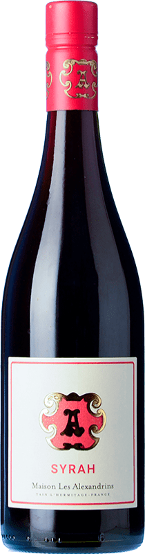 10,95 € Бесплатная доставка | Красное вино Domaine Les Alexandrins Франция Syrah бутылка 75 cl