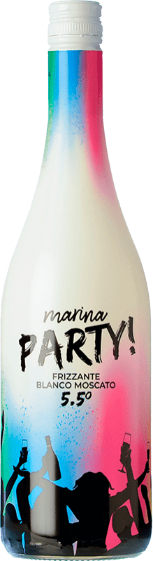 5,95 € Kostenloser Versand | Weißwein Bocopa Marina Party Frizzante Spanien Muskat Flasche 75 cl