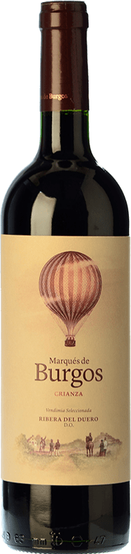 15,95 € Kostenloser Versand | Rotwein Lan Marqués de Burgos Crianza — Kurze Fassreifung D.O. Ribera del Duero Kastilien und León Spanien Tempranillo Flasche 75 cl