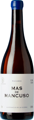 26,95 € Envio grátis | Vinho branco J. Navascués Mas de Mancuso D.O. Cariñena Aragão Espanha Macabeo Garrafa 75 cl