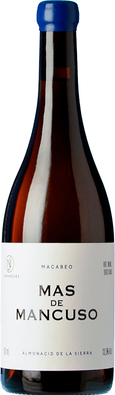 26,95 € Free Shipping | White wine J. Navascués Mas de Mancuso D.O. Cariñena Aragon Spain Macabeo Bottle 75 cl