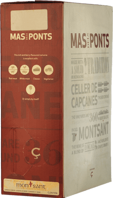 17,95 € Spedizione Gratuita | Vino Rosso Celler de Capçanes Mas dels Ponts D.O. Montsant Catalogna Spagna Merlot, Garnacha — Grenache, Cabernet Sauvignon, Samsó Bag in Box 3 L