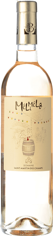 8,95 € Spedizione Gratuita | Vino Rosato Saint-Martin des Champs Méli-Mélo Rosé — Rosato Giovane I.G.P. Vin de Pays d'Oc Languedoc Francia Syrah, Cabernet Franc 75 cl