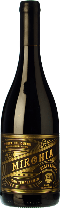 65,95 € Бесплатная доставка | Красное вино Peñafiel Mironia Black — Чёрная версия, Ограниченный выпуск D.O. Ribera del Duero Кастилия-Леон Испания Tempranillo — Темпранильо Бутылка 75 cl