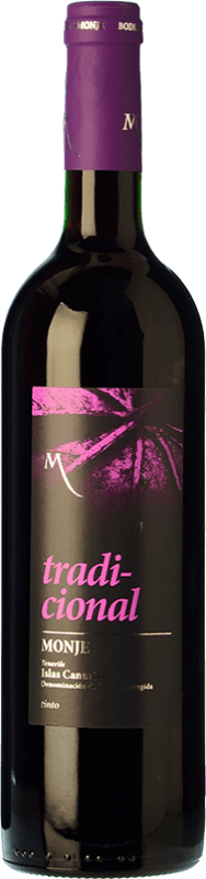 19,95 € Spedizione Gratuita | Vino rosso Monje Tradicional D.O. Tacoronte-Acentejo Isole Canarie Spagna Listán Nero, Listán Bianco, Negramoll Bottiglia 75 cl