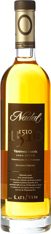 161,95 € Envío gratis | Vino Dulce Nadal 1510 VT Vendimia Tardía D.O. Penedès Cataluña España Macabeo Botella Medium 50 cl