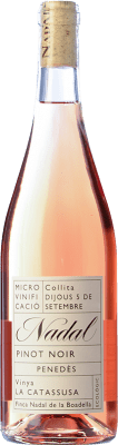 10,95 € 免费送货 | 玫瑰酒 Nadal Rosé 年轻的 D.O. Penedès 加泰罗尼亚 西班牙 Pinot Black 瓶子 75 cl