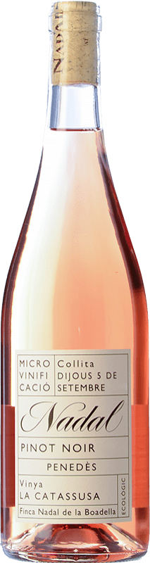 11,95 € 免费送货 | 桃红葡萄酒 Nadal Rosé — 桃红葡萄酒 年轻的 D.O. Penedès 加泰罗尼亚 西班牙 Pinot Noir — 黑皮诺 75 cl