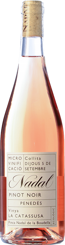10,95 € Free Shipping | Rosé wine Nadal Rosé Young D.O. Penedès Catalonia Spain Pinot Black Bottle 75 cl