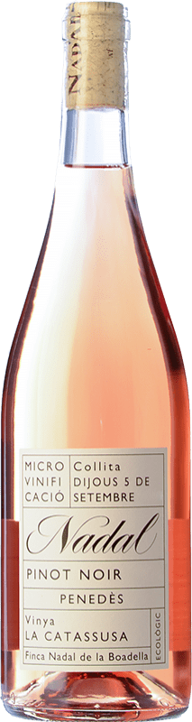 11,95 € Spedizione Gratuita | Vino rosato Nadal Rosé Giovane D.O. Penedès Catalogna Spagna Pinot Nero Bottiglia 75 cl