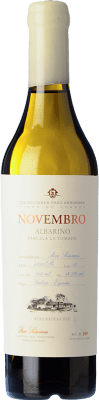 44,95 € Spedizione Gratuita | Vino bianco Pazo de Señorans Novembro D.O. Rías Baixas Galizia Spagna Albariño Bottiglia Medium 50 cl