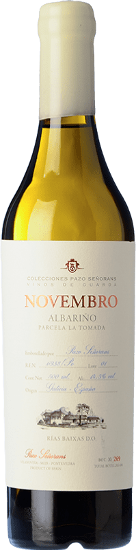 46,95 € Kostenloser Versand | Weißwein Pazo de Señorans Novembro D.O. Rías Baixas Galizien Spanien Albariño — Albarinho Medium-Flasche 50 cl
