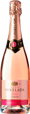12,95 € Envio grátis | Espumante rosé Perelada Festival Rosé Brut D.O. Cava Catalunha Espanha Grenache, Pinot Preto, Trepat Garrafa 75 cl