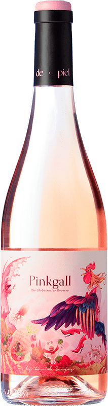 9,95 € Spedizione Gratuita | Vino rosato Gallina de Piel Pinkgall Giovane D.O. Navarra Navarra Spagna Grenache, Grenache Bianca, Garnacha Roja Bottiglia 75 cl