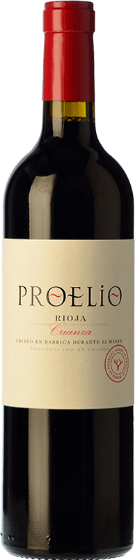 24,95 € 免费送货 | 红葡萄酒 Proelio Crianza — 陈酿 D.O.Ca. Rioja 拉里奥哈 西班牙 Tempranillo — 丹魄, Garnacha — 歌海娜 大瓶 — Magnum 1,5 L