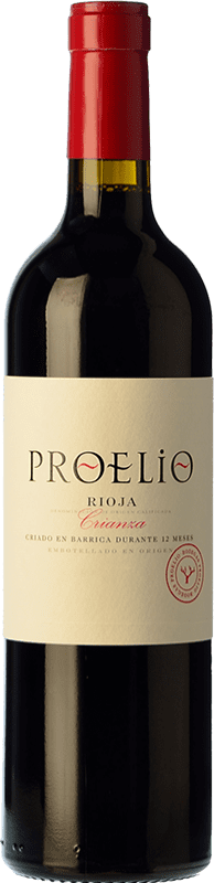 34,95 € Envio grátis | Vinho tinto Proelio Crianza D.O.Ca. Rioja La Rioja Espanha Tempranillo, Grenache Garrafa Magnum 1,5 L