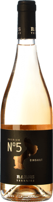 9,95 € Kostenloser Versand | Rosé-Wein Wines and Brands Rares Terroirs Nº 5 Jung I.G.P. Vin de Pays d'Oc Languedoc Frankreich Cinsault Flasche 75 cl