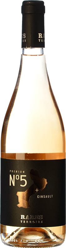 9,95 € Envio grátis | Vinho rosé Wines and Brands Rares Terroirs Nº 5 Jovem I.G.P. Vin de Pays d'Oc Languedoc França Cinsault Garrafa 75 cl