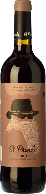 8,95 € Бесплатная доставка | Красное вино Siete Pasos El Prenda Crianza — Крианса D.O.Ca. Rioja Ла-Риоха Испания Tempranillo — Темпранильо 75 cl