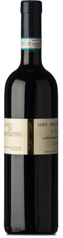 43,95 € Kostenloser Versand | Rotwein Siro Pacenti D.O.C. Rosso di Montalcino Toskana Italien Sangiovese Flasche 75 cl