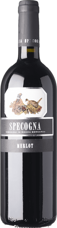 19,95 € Бесплатная доставка | Красное вино Specogna D.O.C. Colli Orientali del Friuli Фриули-Венеция-Джулия Италия Merlot — Мерло Бутылка 75 cl
