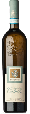 24,95 € Spedizione Gratuita | Vino bianco Roveglia Vigne di Catullo Riserva D.O.C. Lugana lombardia Italia Trebbiano di Lugana Bottiglia 75 cl