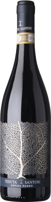 27,95 € Free Shipping | Red wine Tenuta Santori Rosso D.O.C. Offida Marche Italy Montepulciano Bottle 75 cl