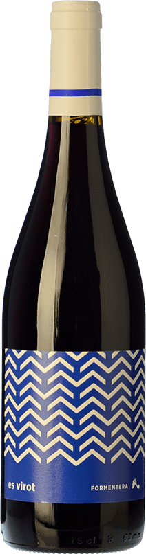 17,95 € Бесплатная доставка | Красное вино Terramoll Es Virot I.G.P. Vi de la Terra de Formentera Балеарские острова Испания Merlot, Cabernet Sauvignon бутылка 75 cl