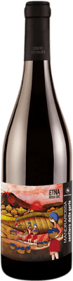 16,95 € Free Shipping | Red wine Mandrarossa Sentiero delle Gerle Rosso D.O.C. Etna Sicily Italy Nerello Mascalese Bottle 75 cl