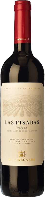 27,95 € Envio grátis | Vinho tinto La Carbonera Torres Las Pisadas D.O.Ca. Rioja La Rioja Espanha Tempranillo Garrafa Magnum 1,5 L
