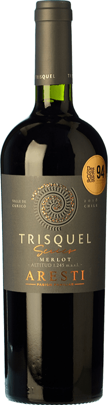 19,95 € Бесплатная доставка | Красное вино Aresti Trisquel Altitud I.G. Valle del Maule Valle de Curicó Чили Merlot — Мерло 75 cl