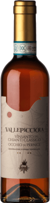 29,95 € Kostenloser Versand | Süßer Wein Vallepicciola Occhio di Pernice D.O.C. Vin Santo del Chianti Classico Toskana Italien Sangiovese, Trebbiano, Weiße Malvasia Halbe Flasche 37 cl