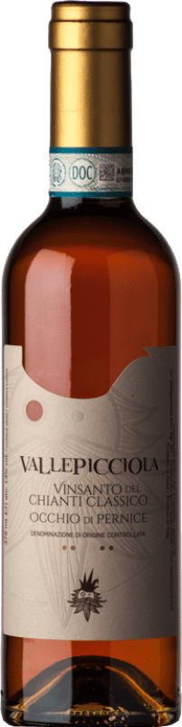 29,95 € 免费送货 | 甜酒 Vallepicciola Occhio di Pernice D.O.C. Vin Santo del Chianti Classico 托斯卡纳 意大利 Sangiovese, Trebbiano, White Malvasia 半瓶 37 cl