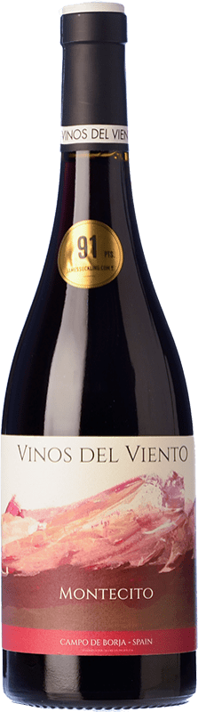 17,95 € Spedizione Gratuita | Vino rosso Vinos del Viento Montecito D.O. Campo de Borja Aragona Spagna Grenache Bottiglia 75 cl