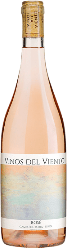 12,95 € Free Shipping | Rosé wine Vinos del Viento Rosé Young D.O. Campo de Borja Aragon Spain Grenache Bottle 75 cl