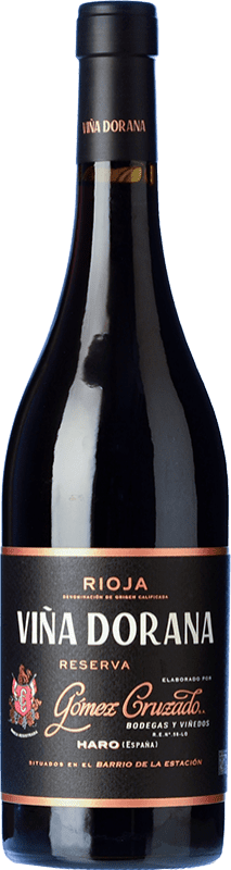 29,95 € Spedizione Gratuita | Vino rosso Gómez Cruzado Viña Dorana Riserva D.O.Ca. Rioja La Rioja Spagna Tempranillo, Grenache Bottiglia 75 cl