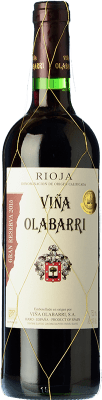 19,95 € Spedizione Gratuita | Vino rosso Olabarri Gran Riserva D.O.Ca. Rioja La Rioja Spagna Tempranillo Bottiglia 75 cl
