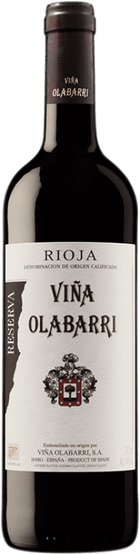 15,95 € Бесплатная доставка | Красное вино Olabarri Резерв D.O.Ca. Rioja Ла-Риоха Испания Tempranillo бутылка 75 cl