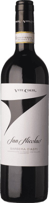 9,95 € Бесплатная доставка | Красное вино Vite Colte San Nicolao D.O.C. Barbera d'Asti Пьемонте Италия Barbera бутылка 75 cl