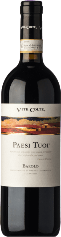 29,95 € Kostenloser Versand | Rotwein Vite Colte Paesi Tuoi D.O.C.G. Barolo Piemont Italien Nebbiolo Flasche 75 cl