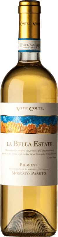 28,95 € Free Shipping | Sweet Wine Vite Colte La Bella Estate Passito D.O.C. Piedmont Piemonte Italy Moscato — Muscat Bottle 75 cl