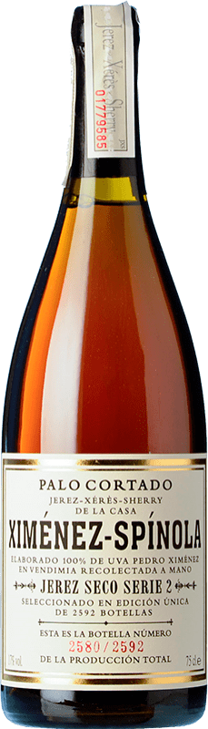 121,95 € Бесплатная доставка | Крепленое вино Ximénez-Spínola Palo Cortado Serie 2 D.O. Jerez-Xérès-Sherry Андалусия Испания Pedro Ximénez бутылка 75 cl