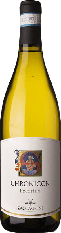 11,95 € Бесплатная доставка | Белое вино Zaccagnini Chronicon D.O.C. Abruzzo Абруцци Италия Pecorino бутылка 75 cl