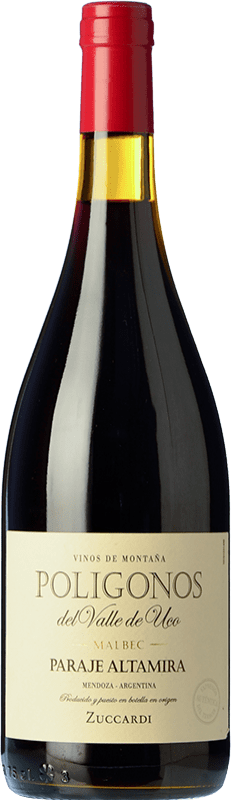 34,95 € Бесплатная доставка | Красное вино Zuccardi Polígonos Paraje I.G. Altamira Альтамира Аргентина Malbec бутылка 75 cl