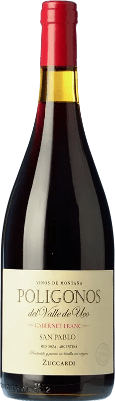 34,95 € Spedizione Gratuita | Vino rosso Zuccardi Polígonos San Pablo I.G. Mendoza Mendoza Argentina Cabernet Franc Bottiglia 75 cl