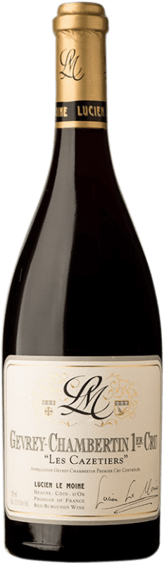 381,95 € Free Shipping | Red wine Lucien Le Moine Premier Cru Les Cazetiers A.O.C. Gevrey-Chambertin Burgundy France Pinot Black Bottle 75 cl