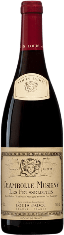 161,95 € Free Shipping | Red wine Louis Jadot 1er Cru Les Feusselottes A.O.C. Chambolle-Musigny Burgundy France Pinot Black Bottle 75 cl