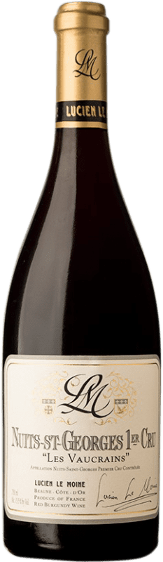 214,95 € Envío gratis | Vino tinto Lucien Le Moine 1er Cru Les Vaucrains A.O.C. Nuits-Saint-Georges Borgoña Francia Pinot Negro Botella 75 cl