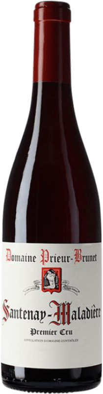 86,95 € Free Shipping | Red wine Prieur-Brunet 1er Cru Maladière A.O.C. Santenay Burgundy France Pinot Black Bottle 75 cl